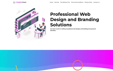 mycreativeocean.com homepage