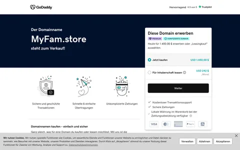 myfam.store homepage