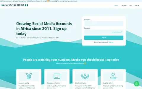 naijasocialmedia.com homepage