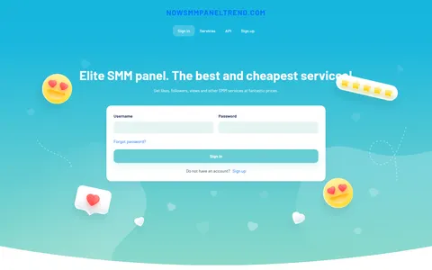 nowsmmpaneltrend.com homepage