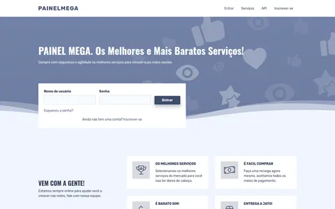 painelmega.com.br homepage