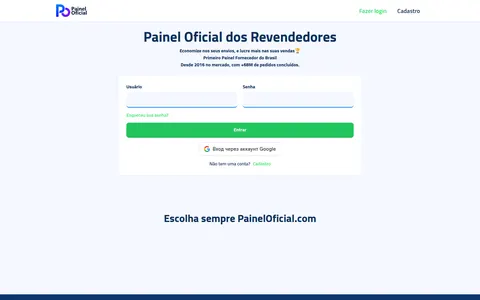 paineloficial.com homepage