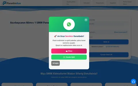 panelimaze.com homepage