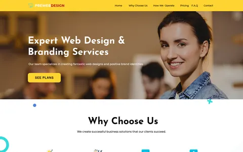 prewebdesign.com homepage
