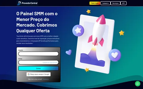 provedorcentral.com.br homepage