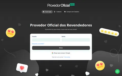 provedoroficial.com homepage