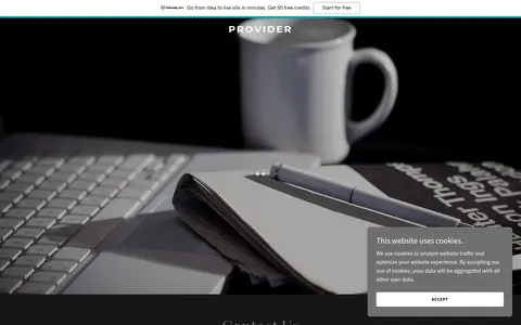 provider.vip homepage