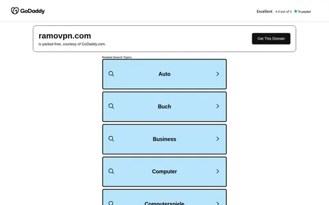 ramovpn.com homepage