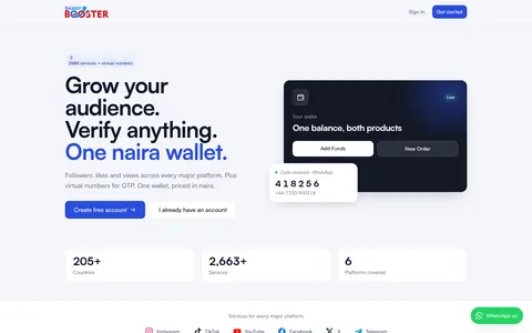 sharpbooster.com homepage