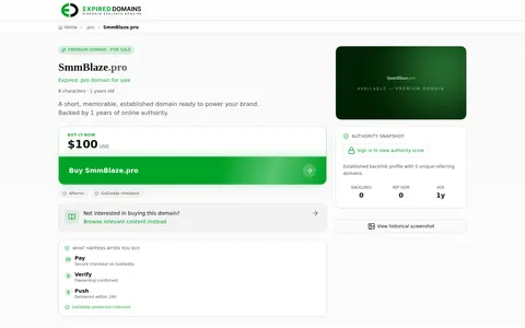 smmblaze.pro homepage