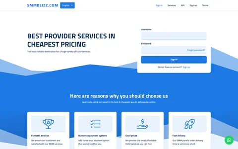smmblizz.com homepage