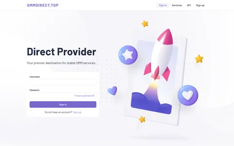 smmdirect.top homepage