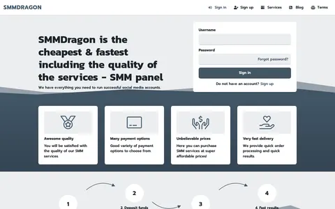 smmdragon.net homepage