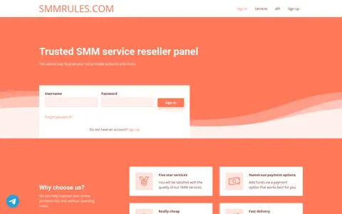 smmrules.com homepage