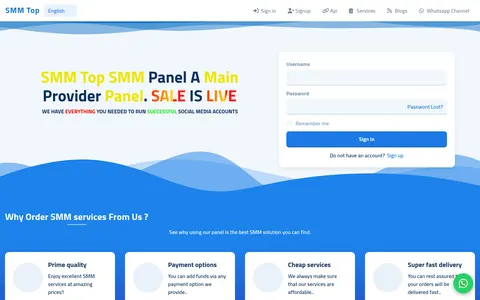smmtop.org homepage