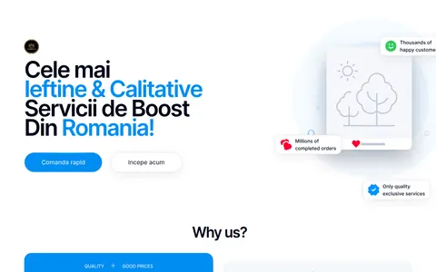 socialboostro.com homepage