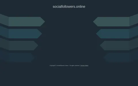 socialfollowers.online homepage