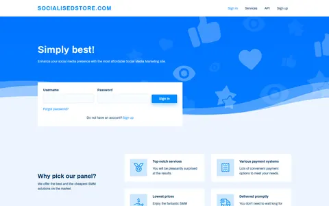 socialisedstore.com homepage