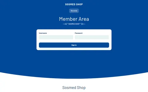 sosmedshop.id homepage