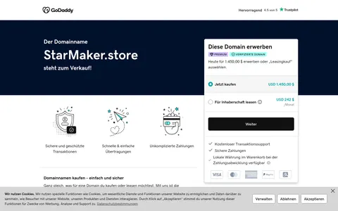 starmaker.store homepage