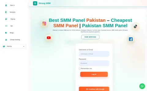 strongsmm.com homepage