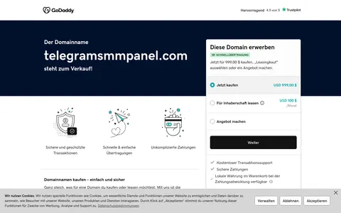 telegramsmmpanel.com homepage
