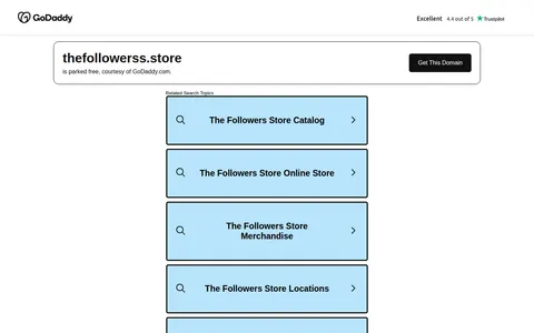 thefollowerss.store homepage