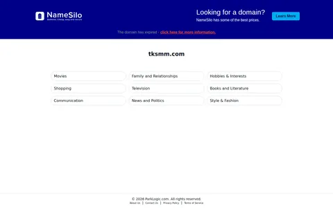 tksmm.com homepage