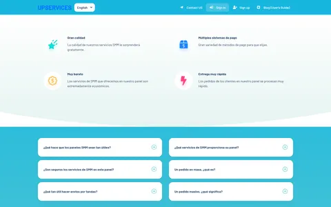 upservicess.com homepage