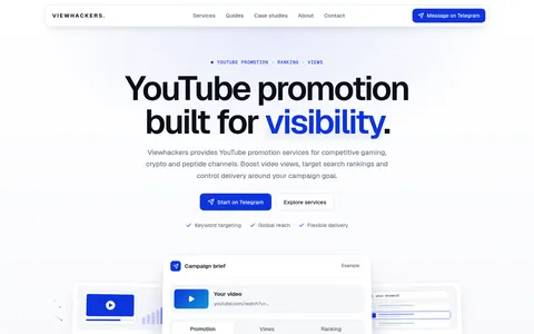 viewhackers.com homepage