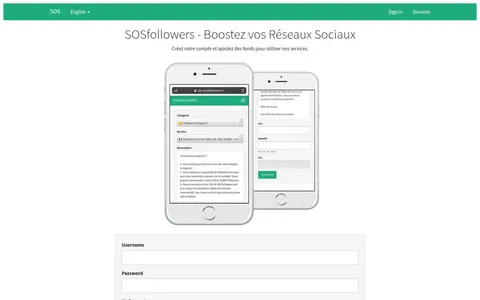 vip.sosfollowers.fr homepage