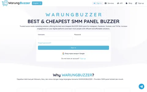 warungbuzzer.com homepage
