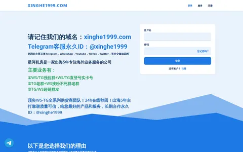 xinghe1999.com homepage