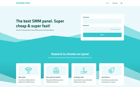 xvoom.pro homepage