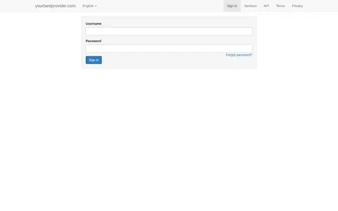 yourbestprovider.com homepage