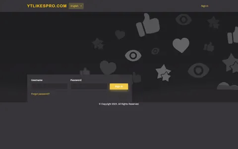 ytlikespro.com homepage