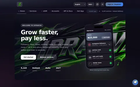 zipravva.com homepage