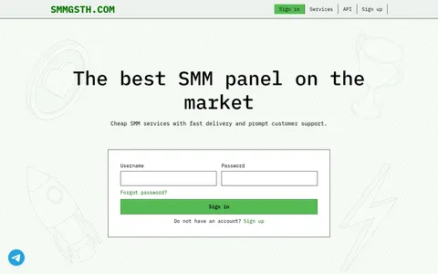 SMM Panel, A Wholesale Provider homepage