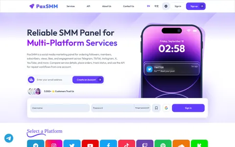 #1BEST SMM PANEL homepage