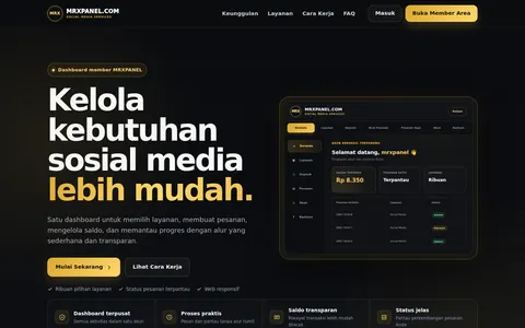 mrxpanel.com homepage