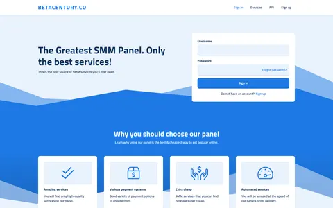 betacentury.co homepage