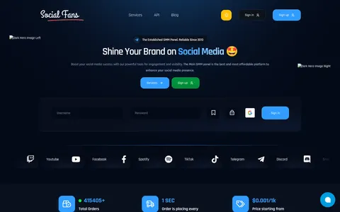 social-fans.shop homepage