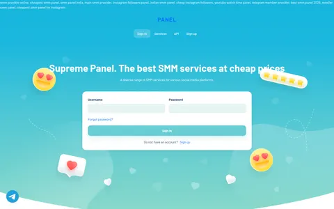 smmprovider.online homepage