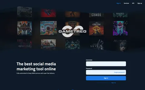 Real Likes homepage