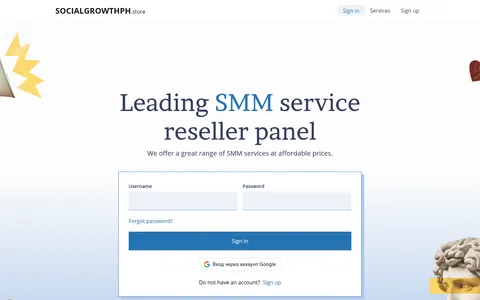 socialgrowthph.store homepage