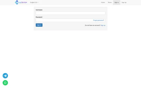 emojiservices.com homepage