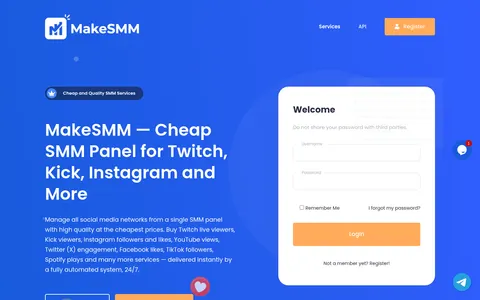 makesmm.com homepage