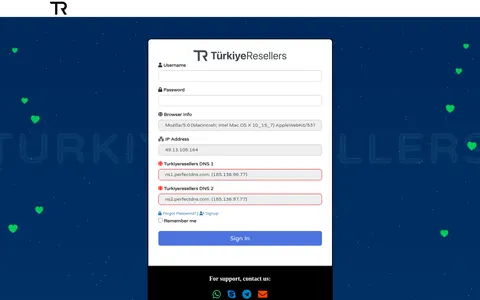 turkiyeresellers.net homepage