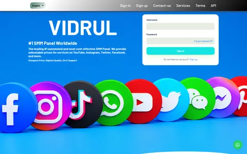 vidrul.com homepage