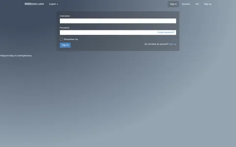 8888smm.com homepage